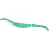 Light Green 950 Sterling Silver Indigo Tennis Fire Opal 7.75"  Chain Bracelet