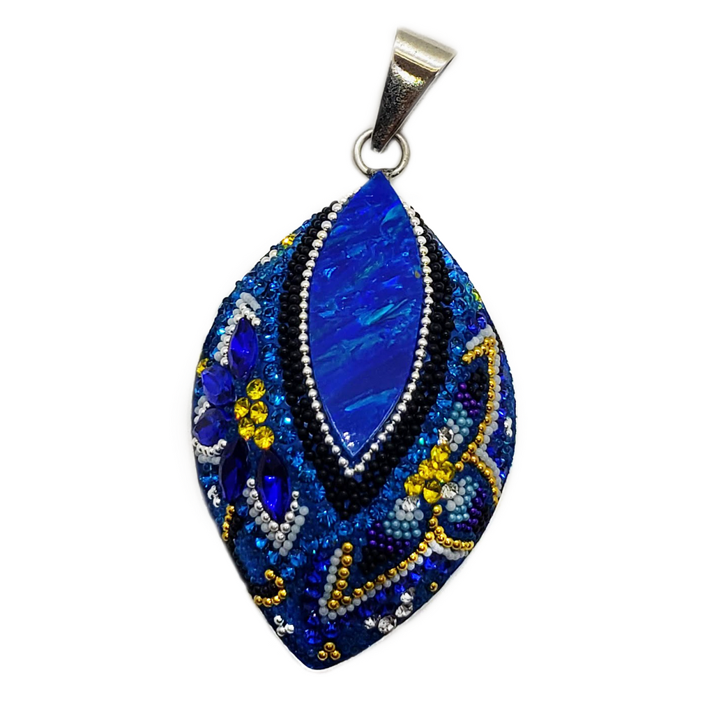 Crystals Pendant Oval Opal Sterling Silver Charm – Raphaelos Jewelry
