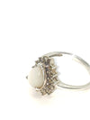 White Fire Opal Ring Quality Handmade Designer Sz. 7