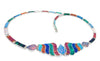 Multicolor Fire Opal Necklace Jewelry Unique Sterling Silver Elegant