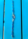 Blue Seahorse Fire Opal Designer Bracelet Sterling Silver Jewelry Exclusive Raphaellos